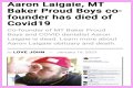 Aaron Laigaie Death: Obituary, Cause Of Death, Funeral